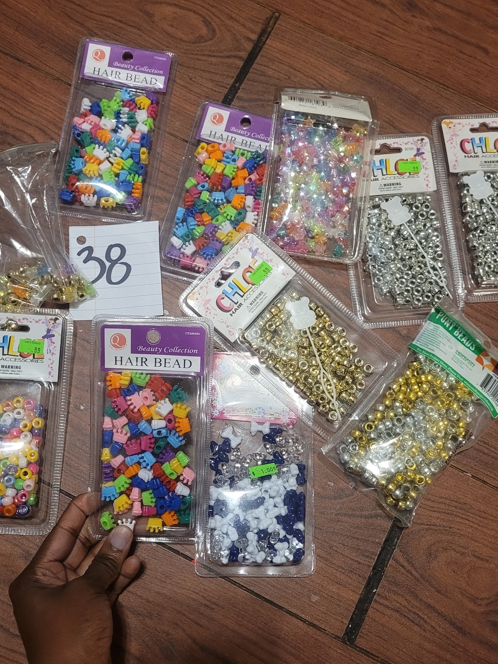 Multicolor Kids Hair Beads - Fun Mixed Colors